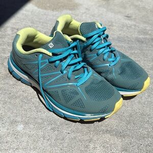 Salomon Running Shoes Womens 7-7.5 Sonic Ortholite Sneakers.